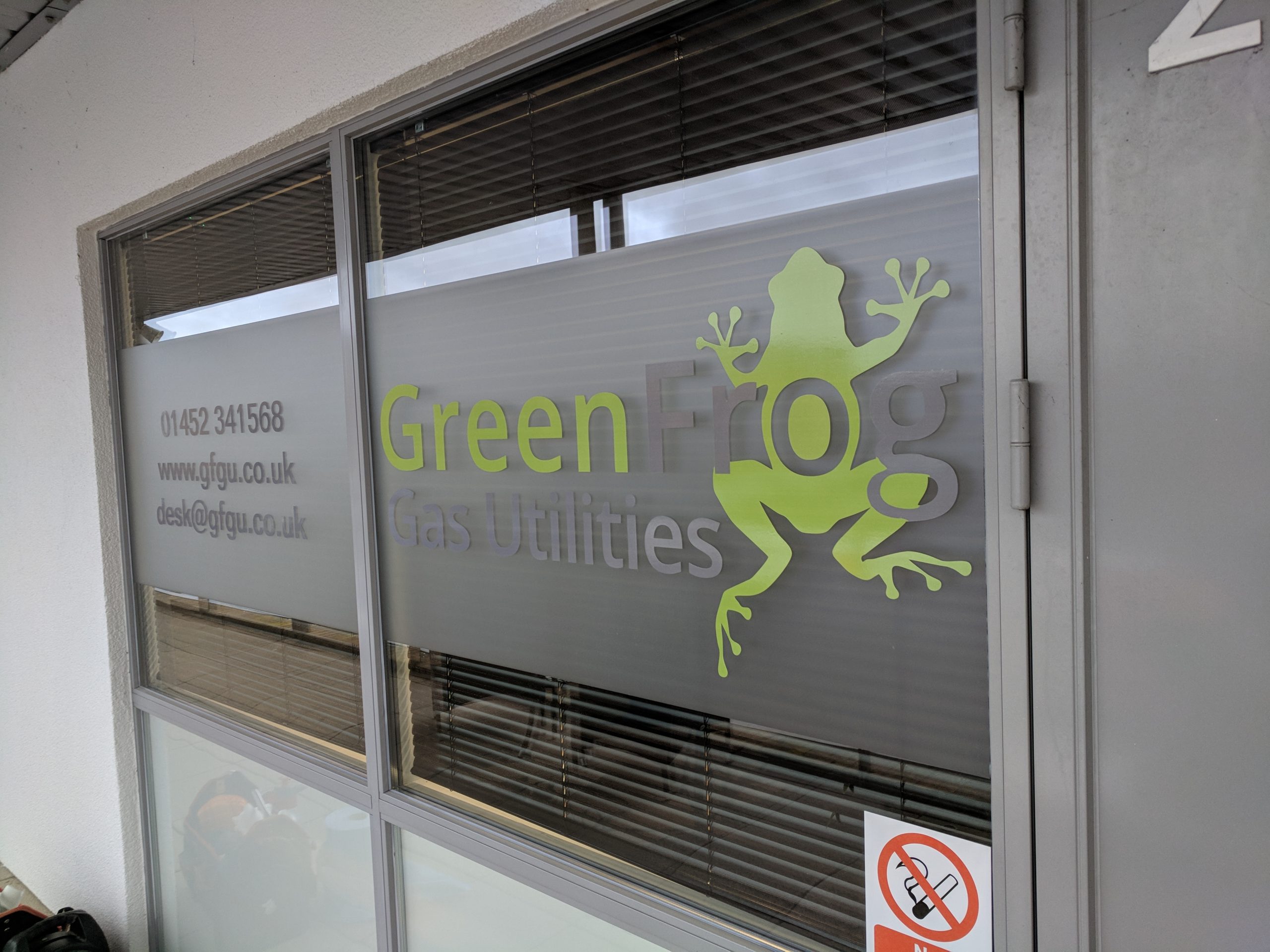 window office sign