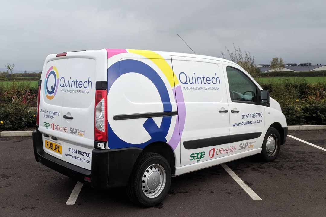 van with brandng