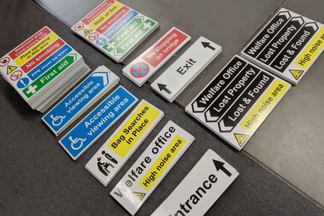 safety signs